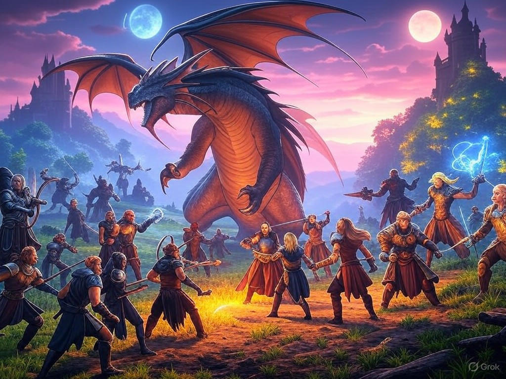 โลกแฟนตาซีเกม-MMORPG-ออนไลน์